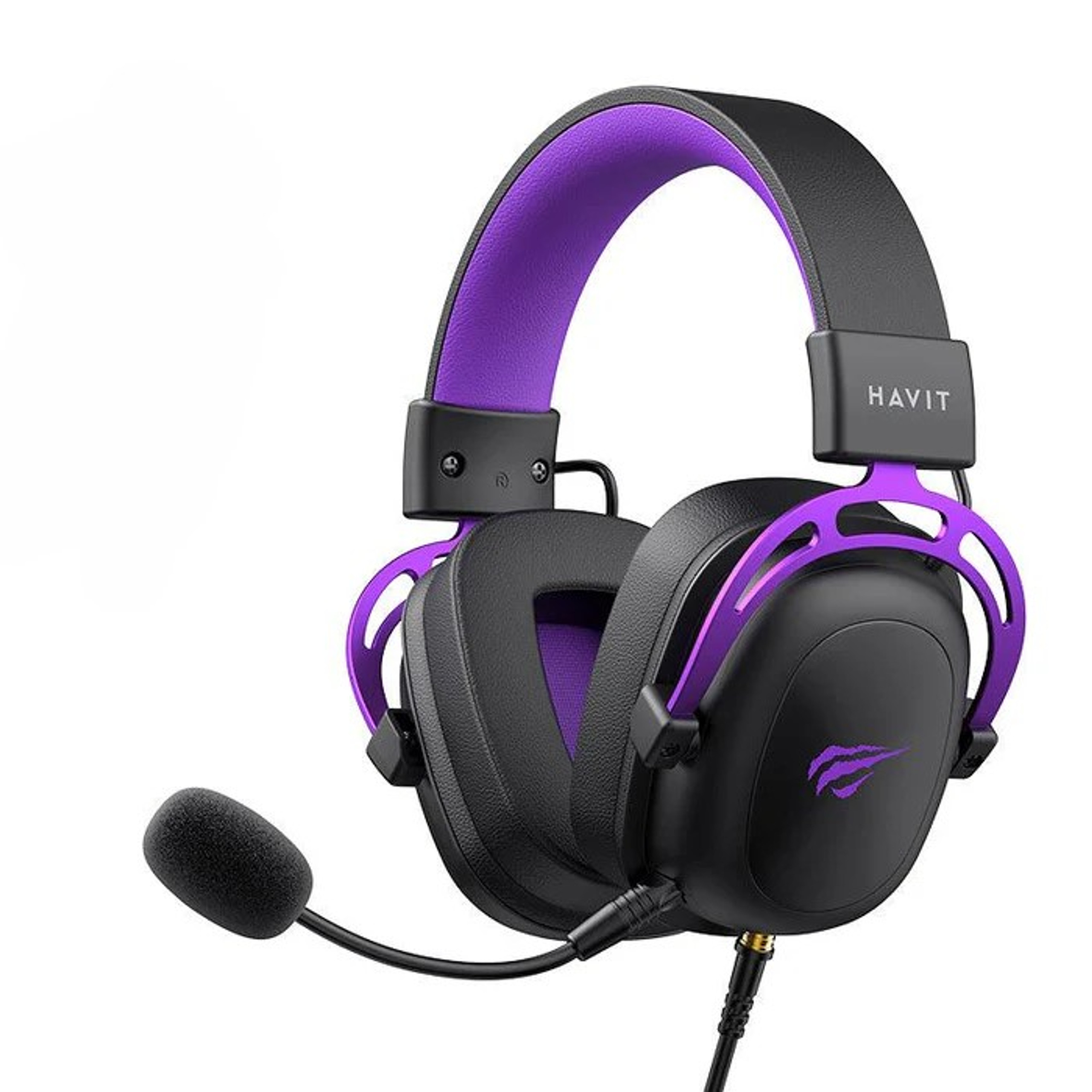 Havit Gaming Wired Headphone USB 7.1 with Microphone – Black/Purple