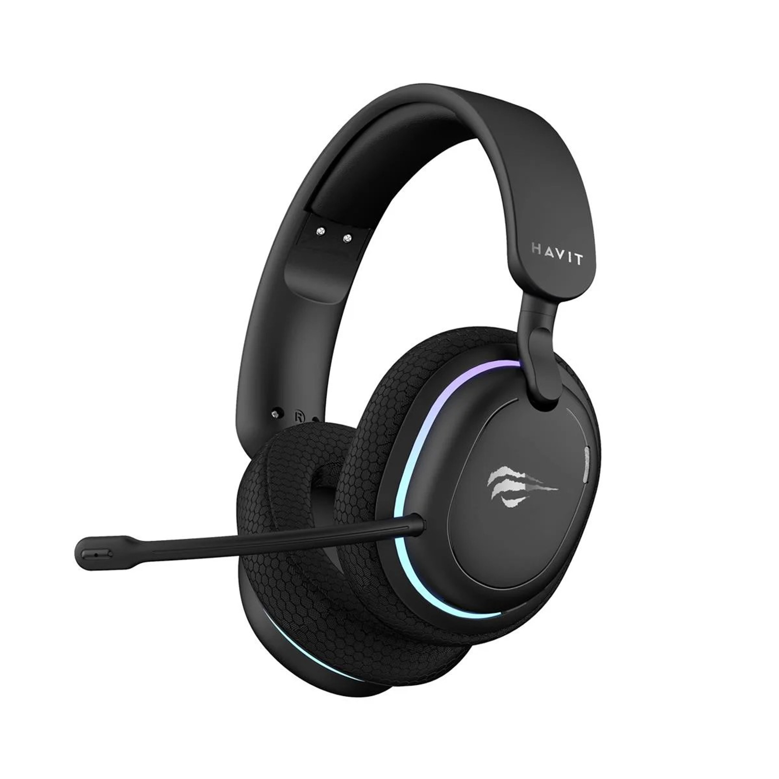 Havit Gaming Wireless Headphone BT with Microphone and Noise Cancellation - Black