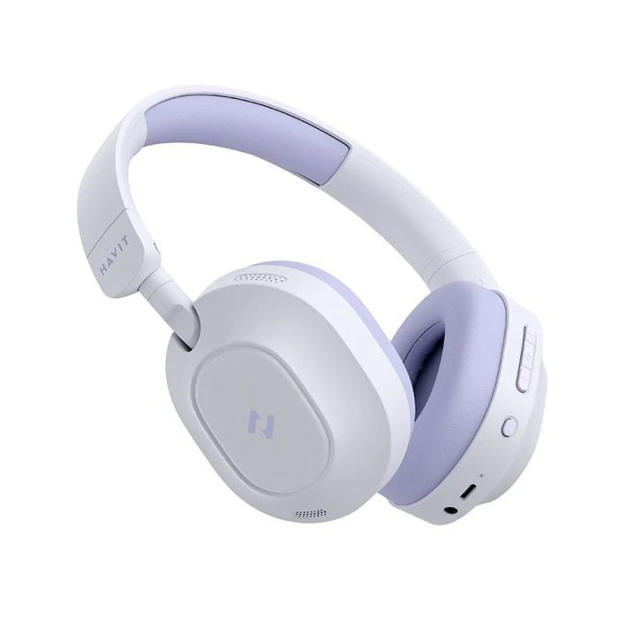 Havit Wireless Headphone BT with Microphone and Noise Cancellation - Purple